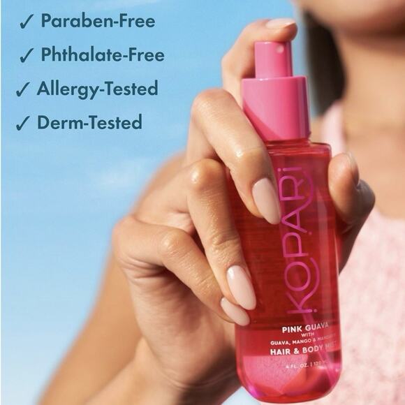 Kopari Pink Guava Hair Body Mist, Mango, Mandarin, Coconut, Vanilla, Sandalwood - Picture 11 of 15